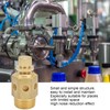 Pneumatic Silencer Brass Air Outlet Adjustable Throttle Silencer 1/2 Inch