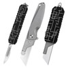 TGZUO Aluminium Titanium Utility Knife 3 Pack Set