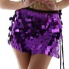 Yienate Sexy Mermaid Costume Women's Belly Dance Hip Skirt Sequins