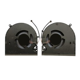 (1 Pair) New CPU GPU Cooling Fan Intended for Razer Blade 15 Advanced (Mid 2021) RZ09-0409 RZ09-0409BE RZ09-0409CE RZ09-0409AE Series Laptop Fan DC5V FPG1 FPG2 13417945 13417950
