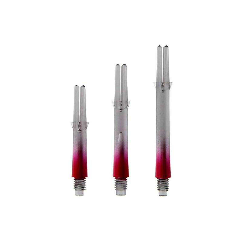 L-style L-Shaft Lock Straight Twotone Black Clear Red Display Length