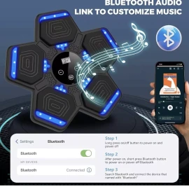 LOLBOX 2025 Music Boxing Machine with Boxing Gloves