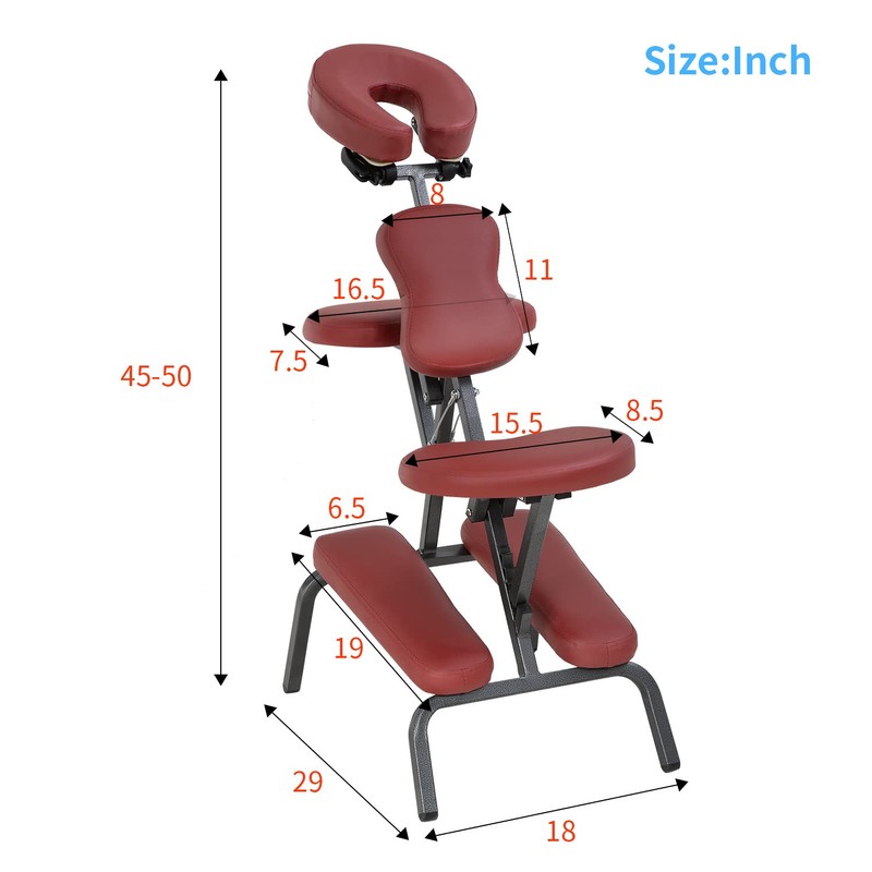 Portable Massage Chair for Tattoo and Spa Foldable Massage Therapy