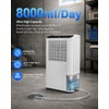 Dehumidifiers for Home & Basement, 2500 Sq.Ft Small Dehumidifier with