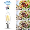 ANWIO B11 LED Filament Bulb E12 Candelabra Base 60W Equivalent,