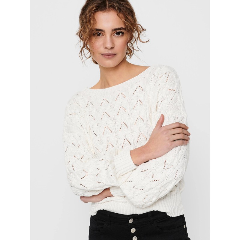 ONLY Women's Onlbrynn Life Structure L/S Pul KNT Noos Pullover,