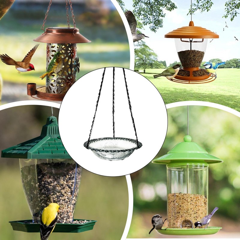 Bird Bath Feeder | Bird Baths - Heavy-Duty Metal Birdhouse