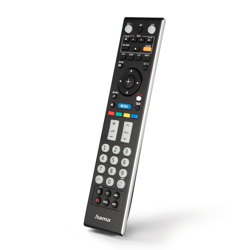 Hama Universal Remote Control for Sony TVs (Infrared, Learnable, Luminous