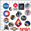 NASA Missions 200ct Vinyl Large Deluxe Stickers Variety Pack -