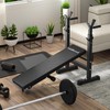 Foldable Bench Press Bench, Workout Bench for Home Gym, Adjustable