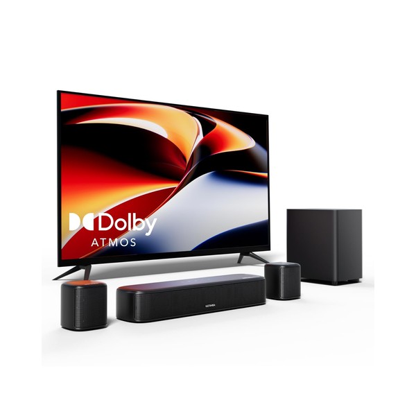 ULTIMEA ULTIMEA 5.1ch Sound Bar w/Dolby Atmos, Surround Sound System