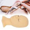 Eyelash Mannequin Head High Simulation Elastic Washable Soft Silicone Makeup