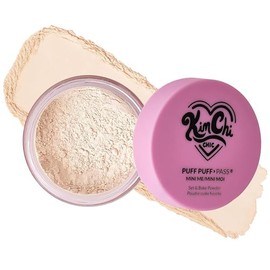 Kimchi Chic Puff Puff Pass Mini - Polvo Suelto Liviano, contiene Arroz y Vitamina E (Banana)