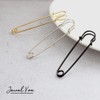 JewelVOX Brooch, Simple, Quilt Pin, Safety Pin, 2.8 inches (7.0