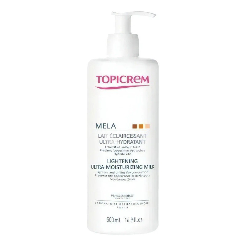 Topicrem Mela Leche Aclarante Ultra Hidratante 500