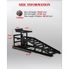 5T Hydraulic Car Ramps - 4-Position Adjustable Height (11.61” to