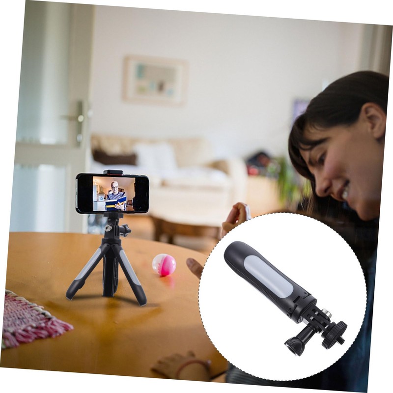 BIUDECO Stainless Steel Mini Tripod Extendable Pole Selfie Stick Tripod