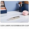 VINTORKY Eyebrow Tweezers with Light, Portable Hair Removal Tool for