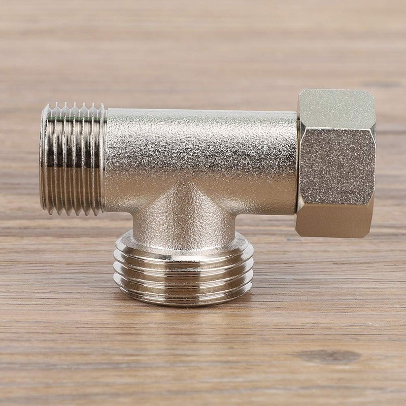 EBTOOLS Set of 2 three-way connector, connection for toilet diverter