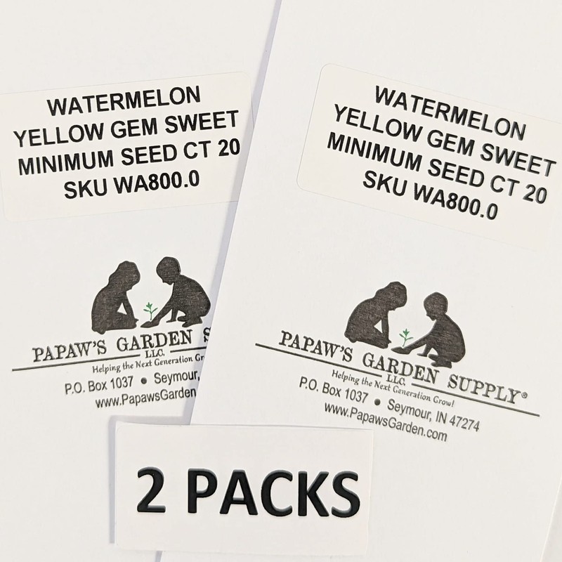Yellow Gem Sweet Watermelon Seeds 20 Seed CT