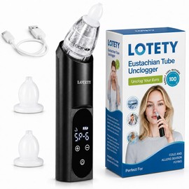 Eustachian Tube Unclogger - Ear Pressure Relief Device for Flying & Diving, Unblock Eustachian Tube & Balancing Ear Pressure to Relieve Tinnitus and Earache