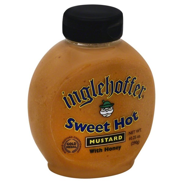 Inglehoffer Mustard Sweet Hot Squeeze 10.25 OZ (Pack of 2)