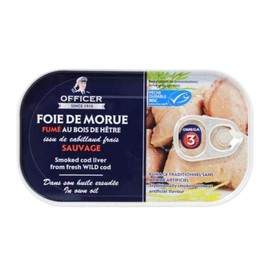 Wild Officer Smoked Cod Liver 120g Pack of 12