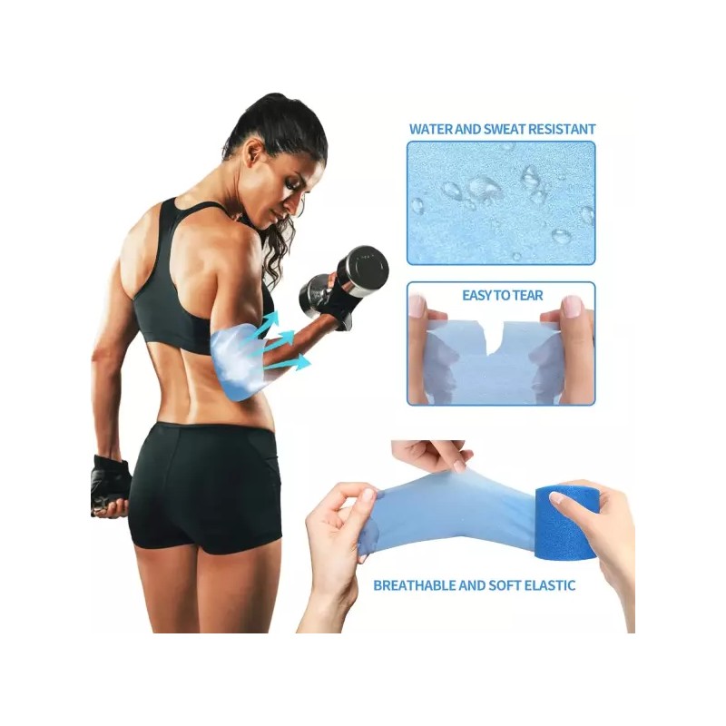 Athletic 인정하기 프리 랩 테이프 애슬레틱 3롤 X 22야드 베이지