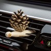 Lady Pinecone Car Aromatherapy Kit with 1 or 5 Natural