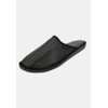 Hollert Jesper Men's Black Real Leather Slippers, black, 9 EU