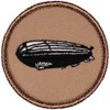 Zeppelin Patrol Patch - 2" Diameter Round Embroidered Patch (Sew-on)