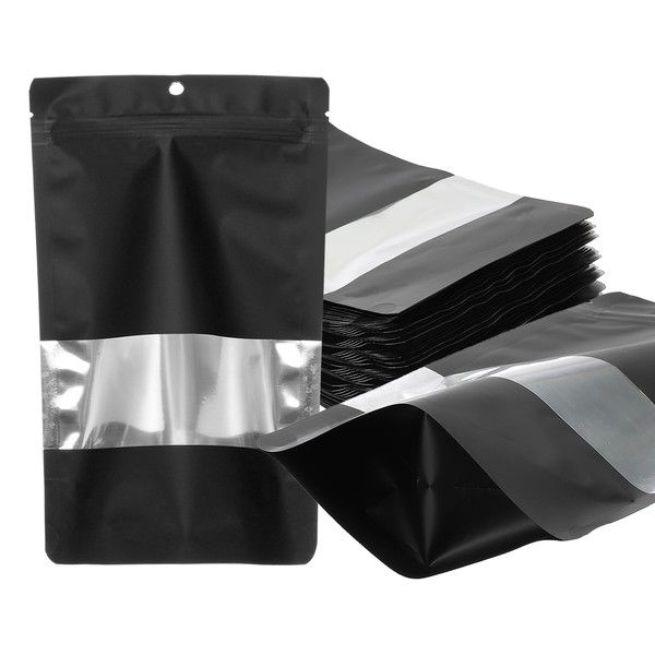 PATIKIL 7.87x11.81 in Stand Up Pouch Bags, 60 Pack Resealable