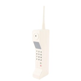 Retro Brick Cellphone Model - Vintage Photography Props, Durable Iron Ornament for Home Decor, Studio & Creative Accessories