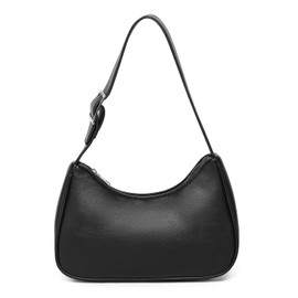 BAIGIO PU Crossbody Phone Shoulder Bags Small Purse Handbags Hobo for Women Small PU Pouch Purses Solid Phone Handbag Casual With Pockets Hobo for Women