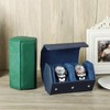 Hiram Hexagon Watch Travel Case Genuine Leather 2 Watch Roll