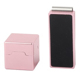 Pool Chalk Holder, Chalk Holder with Belt Clips Aluminum Alloy + Iron Magnetic Pool Table Stick Chalk Box for Billiards