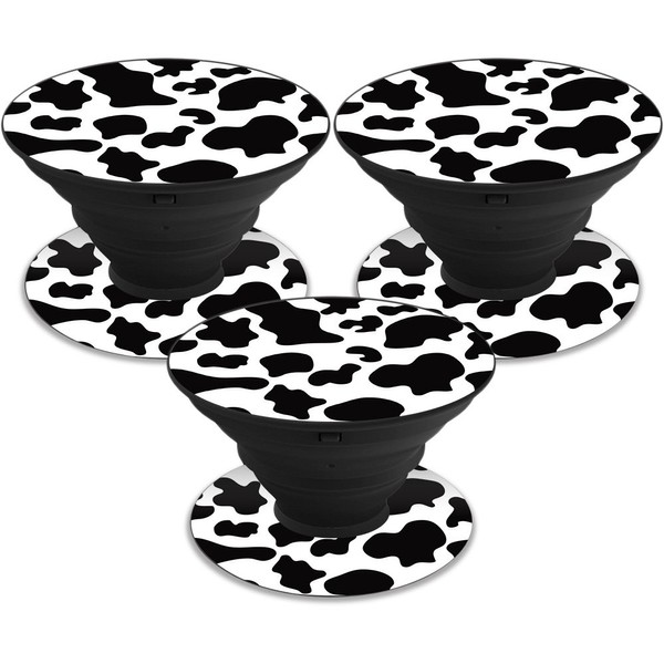 MightySkins Skin Compatible with PopSocket PopSocket - Cow Print | Protective, Durable, and Unique Vinyl Decal wrap Cover | Easy to Apply, Remove, and Change Styles | Made in The USA