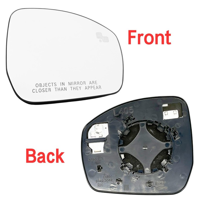 Passenger Right Side Mirror Glass Heated w/Blind Spot Without Auto