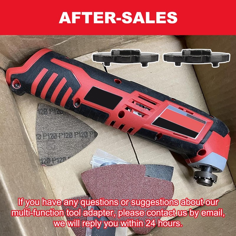 42-04-0730 for Milwaukee adapter replacement, compatible with 2426-20, 2426-059 multi-tool