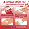 MEDCLOT Hemostatic Gauze-Kaolin Hemostatic Dressing Stops Bleeding Fast-Sterile&Compact for Everyday
