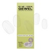 By Me & Crew Gewel Clear & Transparent STOP Nail Biting & Breakage Semicured Gel Nail Stickers Kit