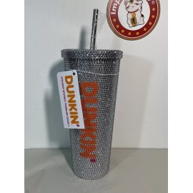Dunkin' Donuts Dunkin’ Stainless Steel Holiday Sparkly Tumbler
