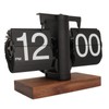 Digital Flip Down Clock Retro Automatic Turning Battery Operated Mechanical