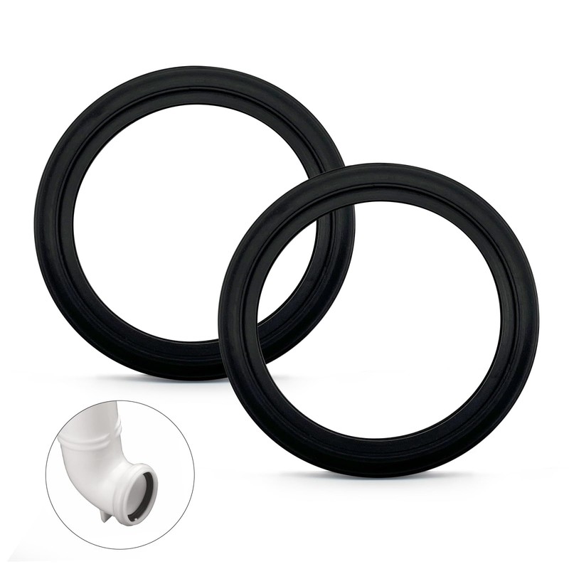 Toilet Seal Flush Pipe for Geberit Seal - 2 Pieces