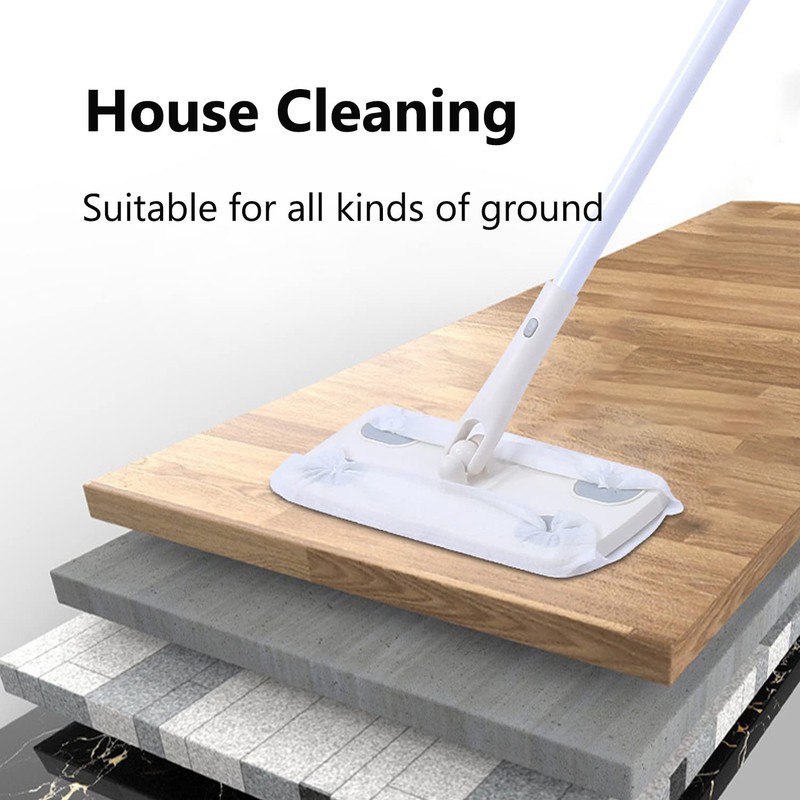 PEACHICHA Flash Dust Magnet, Dry Mop Refills Disposable Dusting Cloths