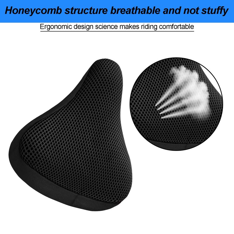 Lunaanda Pack of 2 Bicycle Saddle Covers, Covers for Bicycle