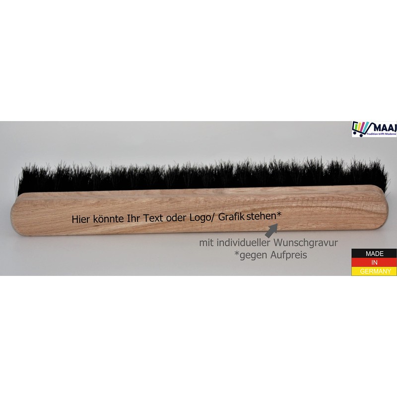 MAAJ Broom 30 cm Made of Natural Wood Stuffed with