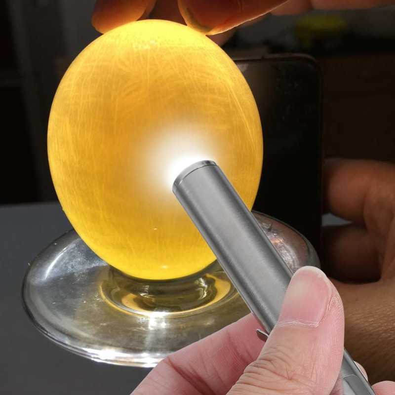DOITOOL Portable LED Egg Candler, Egg Candling Lamp for Chicken,