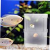 NOLITOY 4pcs Fish Breeding Box Small Aquarium Isolation Containers with