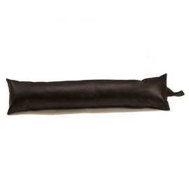 Classic Home Store Soft PVC Leather Look Draught Excluder French Patio Door Long Draft Stopper 3ft (Brown)